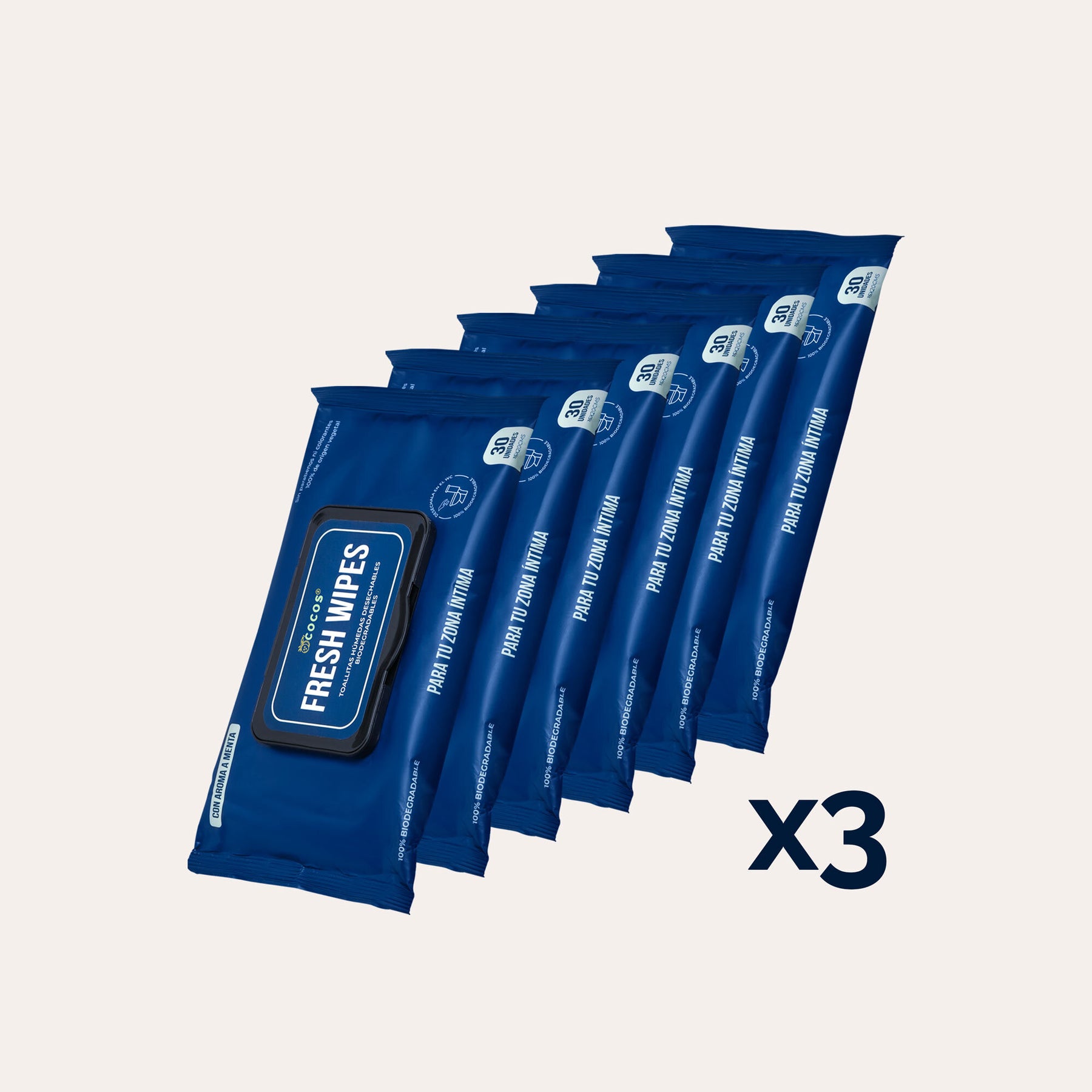 Toallitas Húmedas FRESH WIPES - Pack 18 (540 ud)