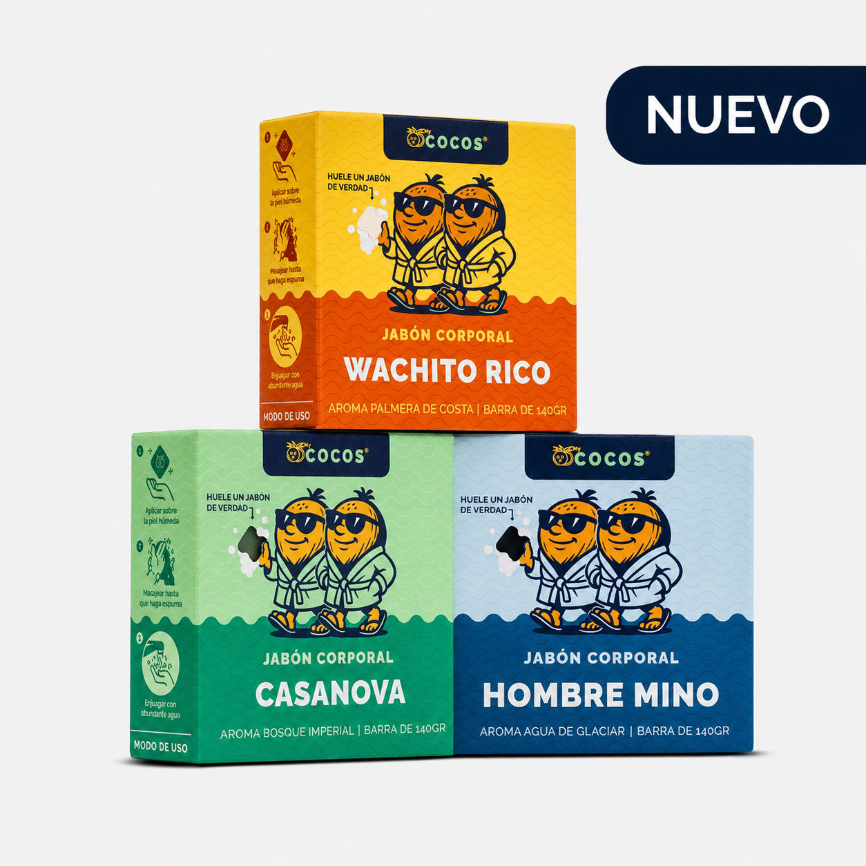 PACK TRIO DE JABONES PERFUMADOS PARA HOMBRES (PRUEBA)