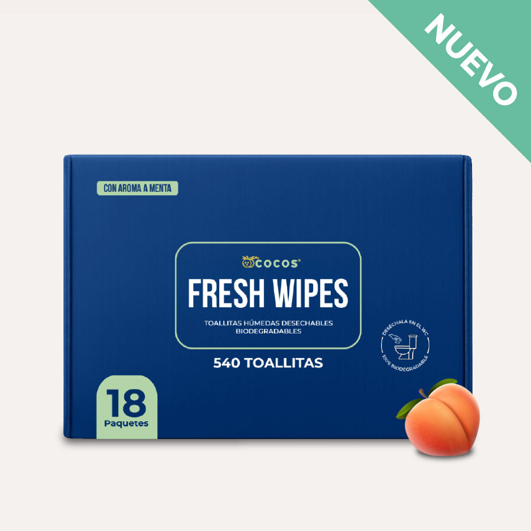 Toallitas Húmedas FRESH WIPES - Pack 18 (540 ud)
