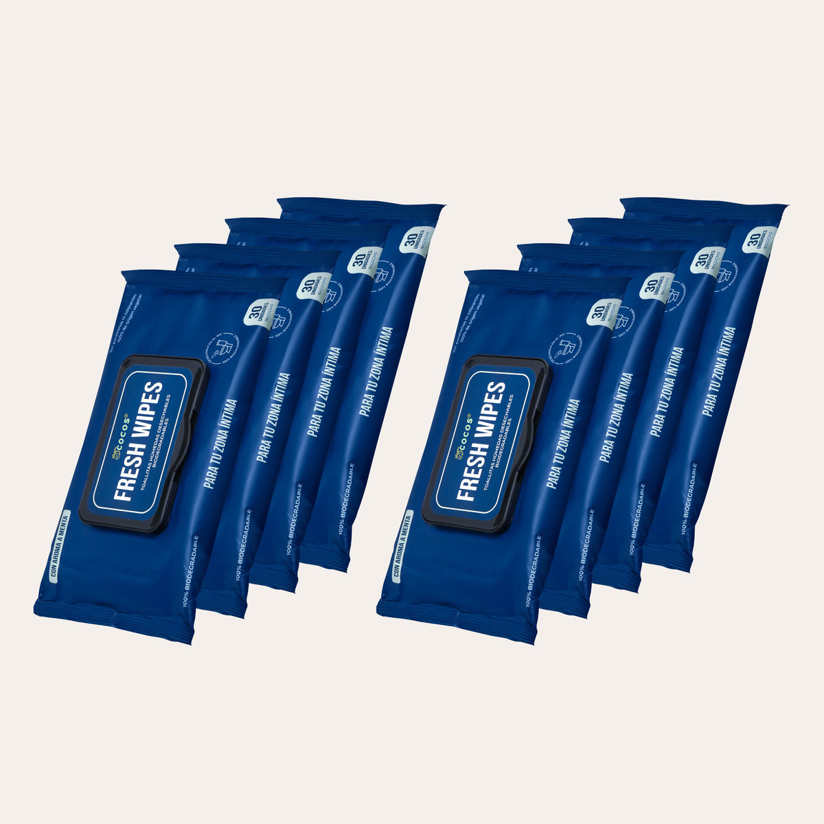 🎫 Toallitas Húmedas FRESH WIPES - Pack 8 (240 ud)