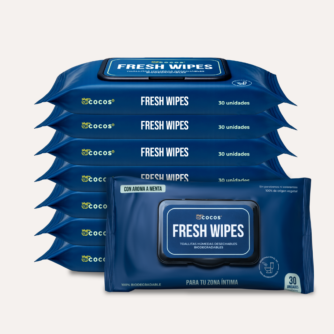 Toallitas Húmedas FRESH WIPES - Pack 8 (240 ud)